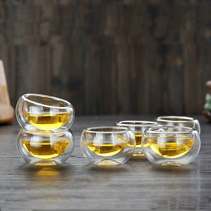 Glass Tea Set Heat Resistant Glass Tea Infuser Pot Double Wall Glass | Stornfield