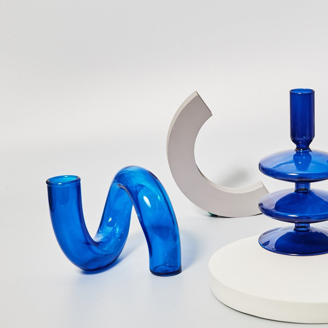 Stornfield | Porte-bougie en verre vase