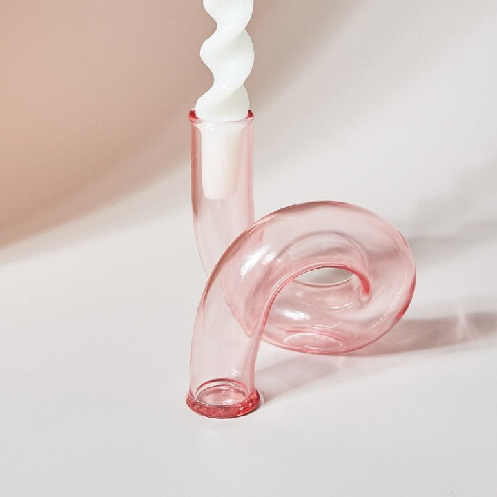 Stornfield | Porte-bougie en verre vase