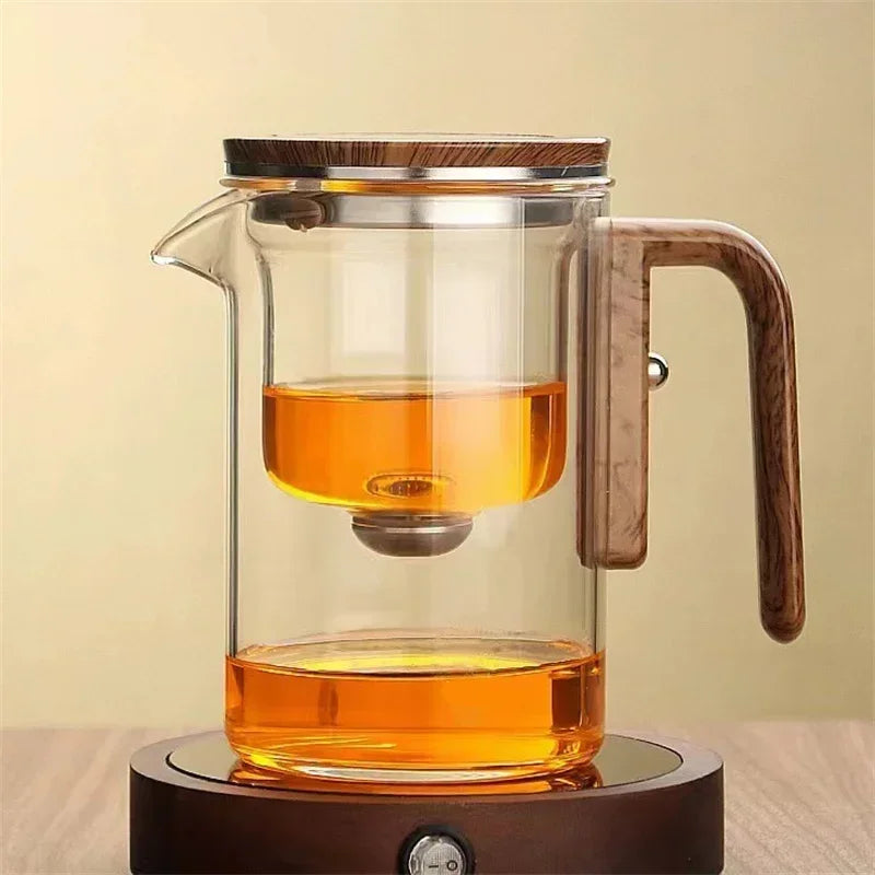 TheePuur Glassfera – Glass Teapot with loose filter for hot and cold tea | Stornfield