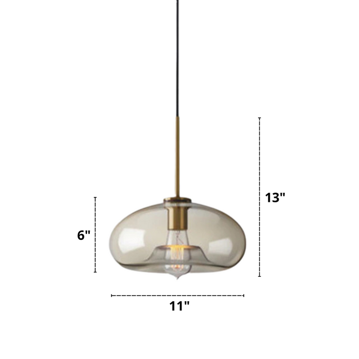 Modern Glass Hanging Lamps | Stornfield