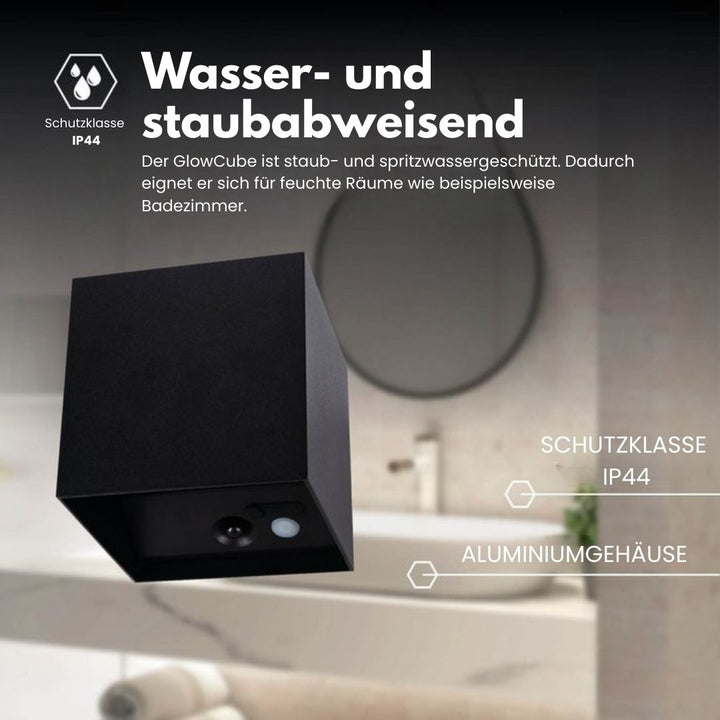 Cubic Cordless Motion Sensor Wall Light | Stornfield