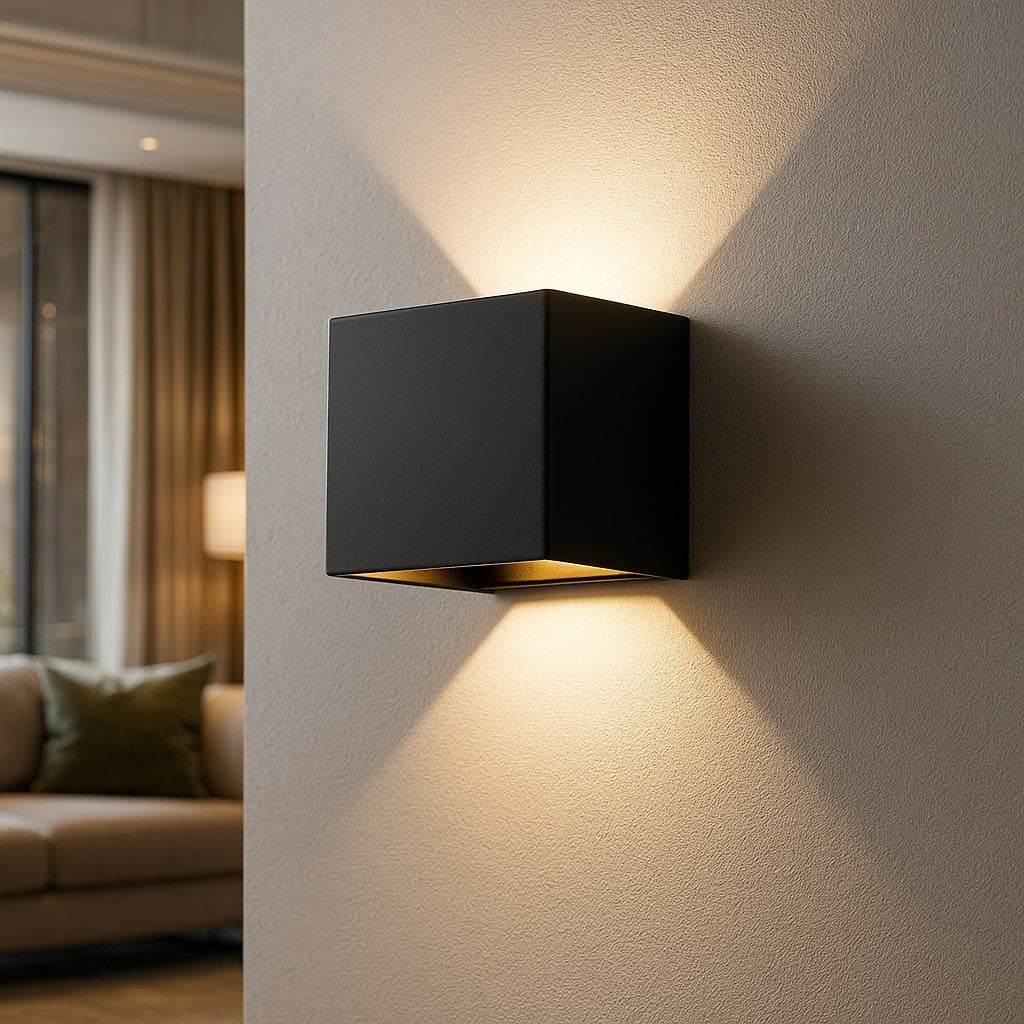 Cubic Cordless Motion Sensor Wall Light | Stornfield