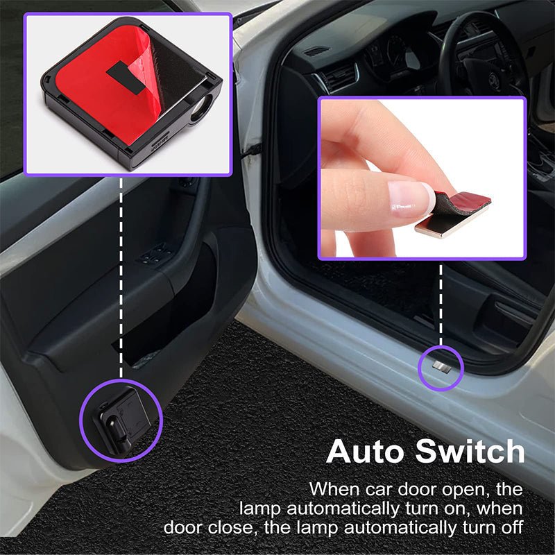 Stornfield | Car Door Logo Projector Light | Wireless LED Welcome Light | Custom Logo