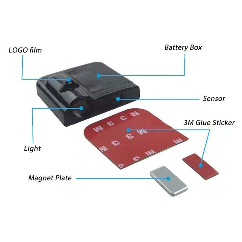 Stornfield | Car Door Logo Projector Light | Wireless LED Welcome Light | Custom Logo