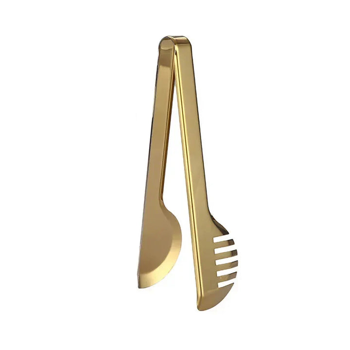 Golden Stainless Steel Food Tongs Kitchen Utensils Serving Tong | Stornfield