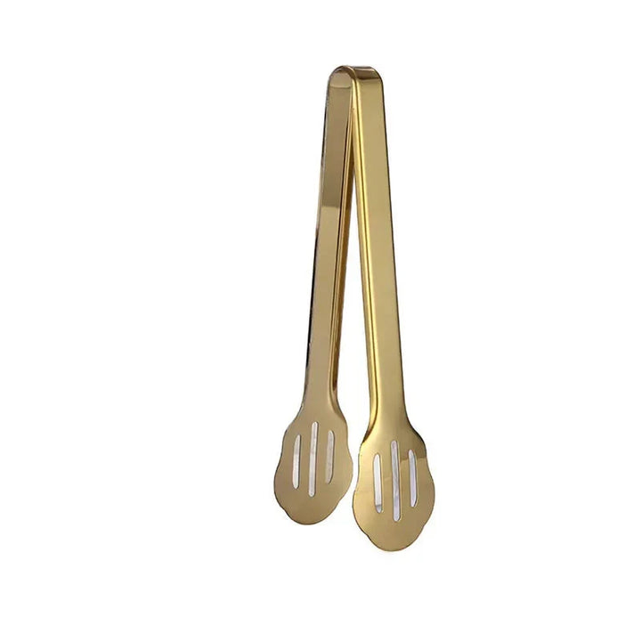 Golden Stainless Steel Food Tongs Kitchen Utensils Serving Tong | Stornfield