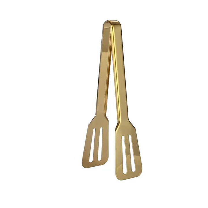 Golden Stainless Steel Food Tongs Kitchen Utensils Serving Tong | Stornfield