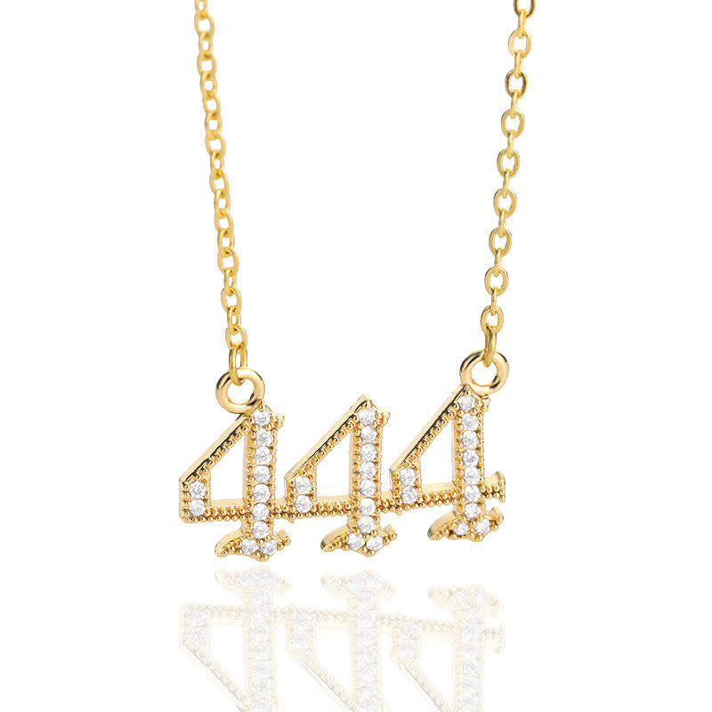 Stornfield | English Number Zircon Necklace – Seraphina
