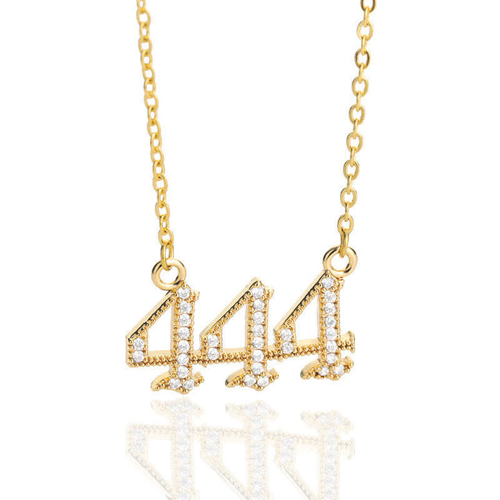 Stornfield | English Number Zircon Necklace – Seraphina