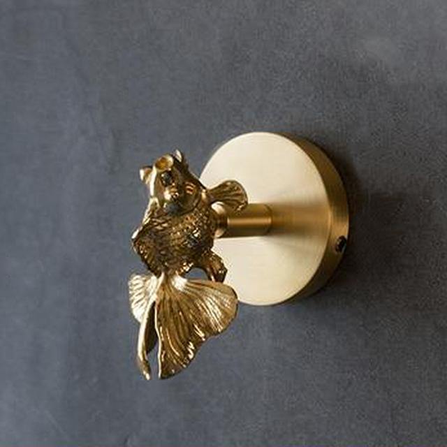 Golden Brass Wall Hooks – Handmade Animal Designs for Stylish Wall Decoration | Stornfield