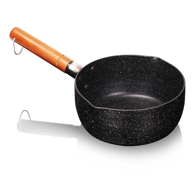 Granite Coating Sauce Pan with Wooden Handle | Stornfield