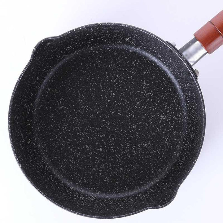 Granite Coating Sauce Pan with Wooden Handle | Stornfield