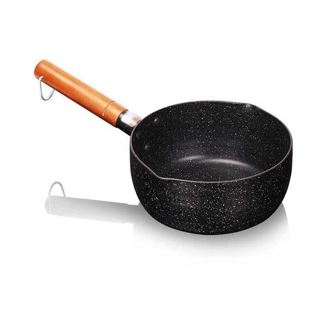 Granite Coating Sauce Pan with Wooden Handle | Stornfield