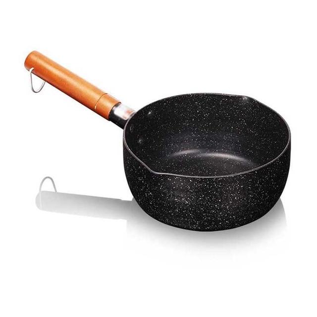 Granite Coating Sauce Pan with Wooden Handle | Stornfield