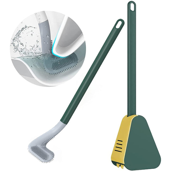 Stornfield | Flexible Silicone Toilet Brush with Long Handle