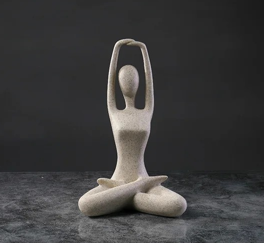 ZenJoy Woman in Yoga Figure – Modern Interior Decoration made of Resin | Stornfield