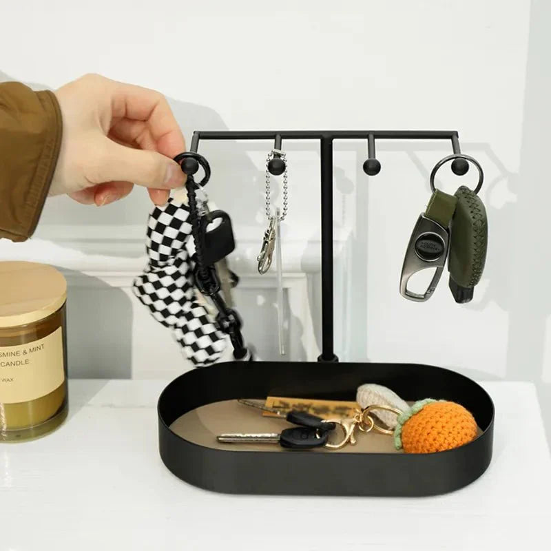 Small Hallway Organiser Tray - Eco-Friendly Metal Style | Stornfield