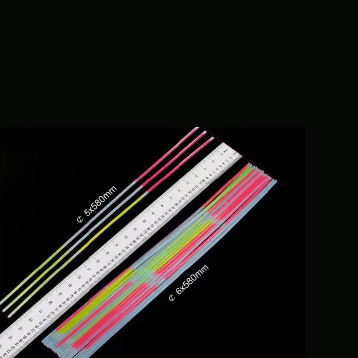 Glow Necklace Tri-color (50 pieces), 5 x 580 mm | Stornfield
