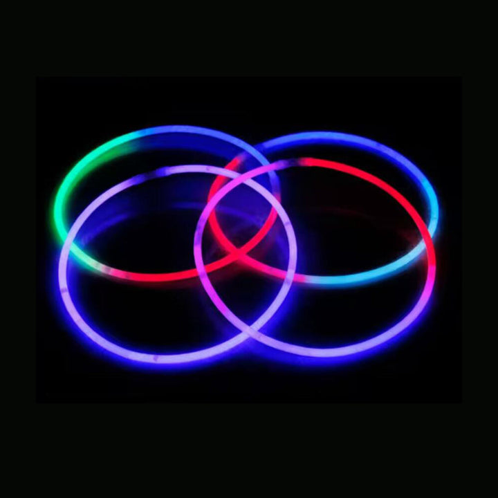 Glow Necklace Tri-color (50 pieces), 5 x 580 mm | Stornfield
