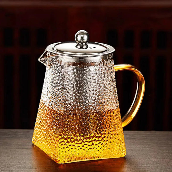 Hammer Glass Teapot With Stainless Steel Filter Heat Resistant Teapot | Stornfield