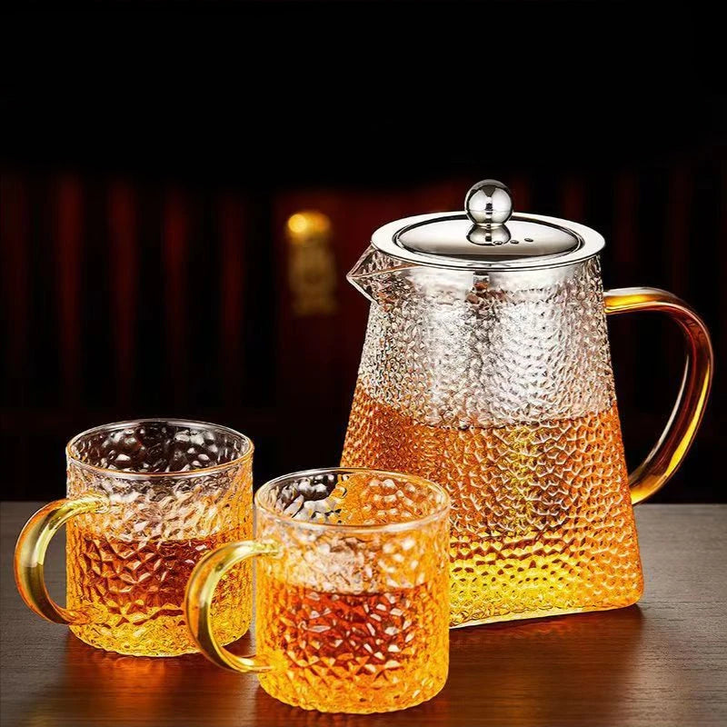 Hammer Glass Teapot With Stainless Steel Filter Heat Resistant Teapot | Stornfield