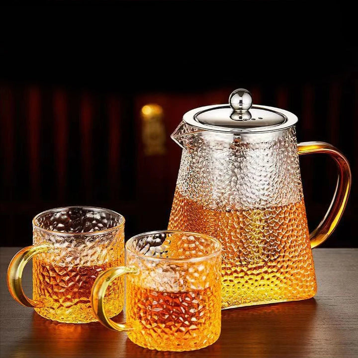 Hammer Glass Teapot With Stainless Steel Filter Heat Resistant Teapot | Stornfield