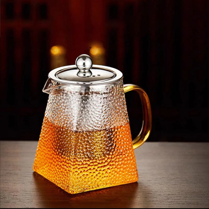 Hammer Glass Teapot With Stainless Steel Filter Heat Resistant Teapot | Stornfield