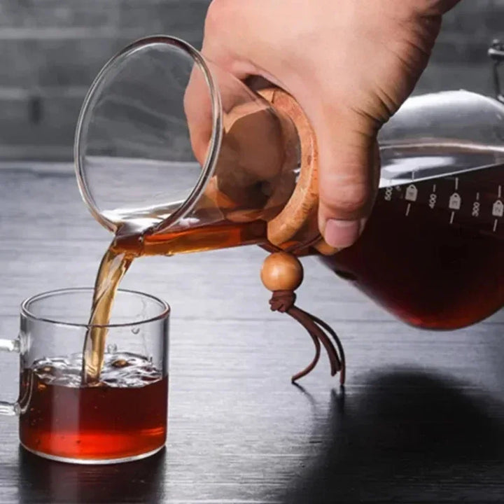 Hand Glass Coffee Kettle with Stainless Steel Filter Drip Brewer Coffee | Stornfield