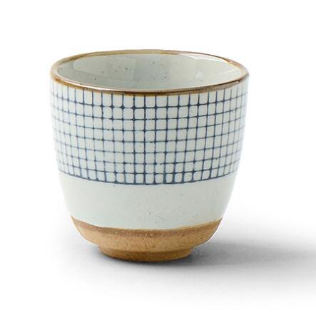 Hand Painted Lattice Pattern Teacup | Stornfield