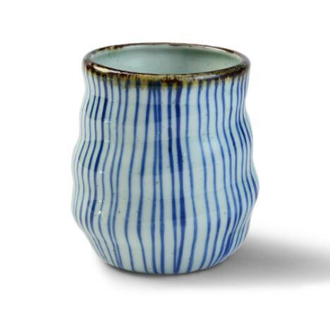 Hand Painted Lattice Pattern Teacup | Stornfield