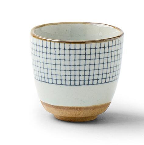 Hand Painted Lattice Pattern Teacup | Stornfield
