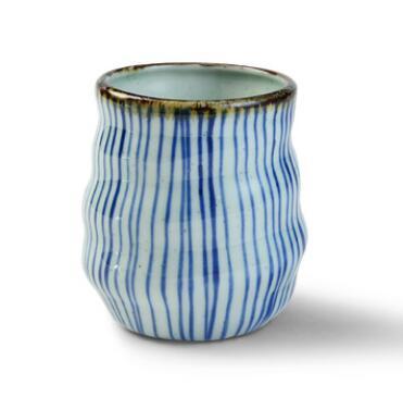 Hand Painted Lattice Pattern Teacup | Stornfield