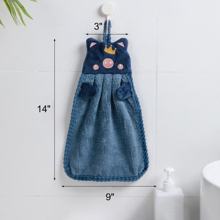 Hand Towel Household Cute Absorbent Kitchen Towel Rag Wipe Towel | Stornfield