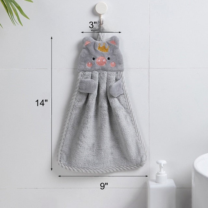 Hand Towel Household Cute Absorbent Kitchen Towel Rag Wipe Towel | Stornfield