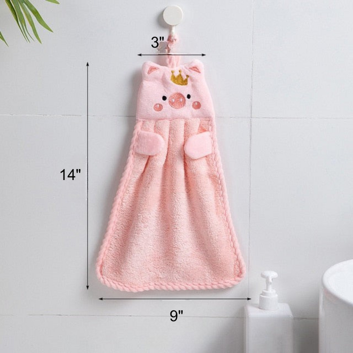 Hand Towel Household Cute Absorbent Kitchen Towel Rag Wipe Towel | Stornfield