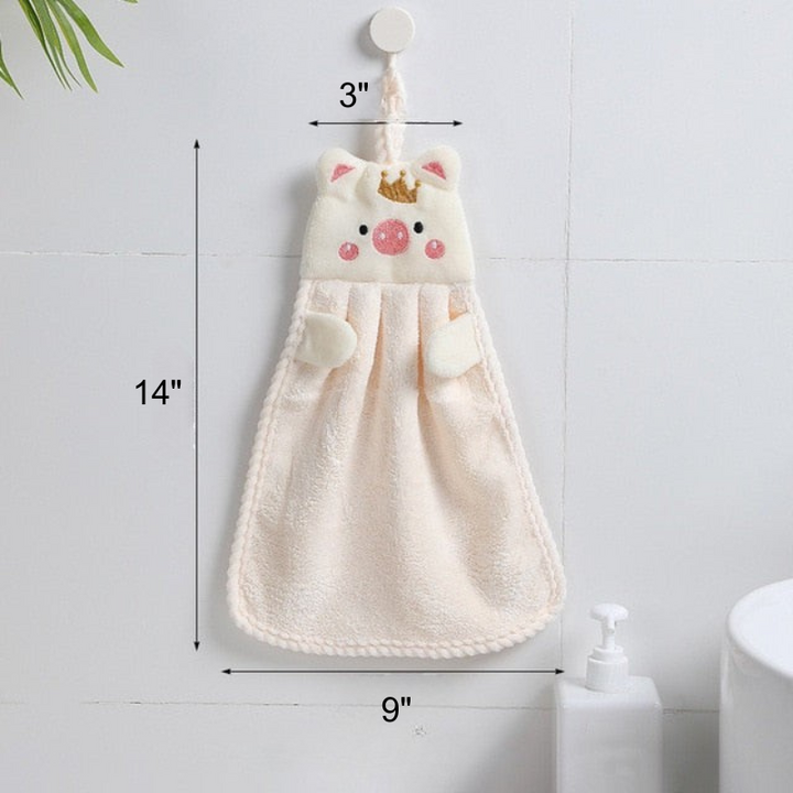 Hand Towel Household Cute Absorbent Kitchen Towel Rag Wipe Towel | Stornfield