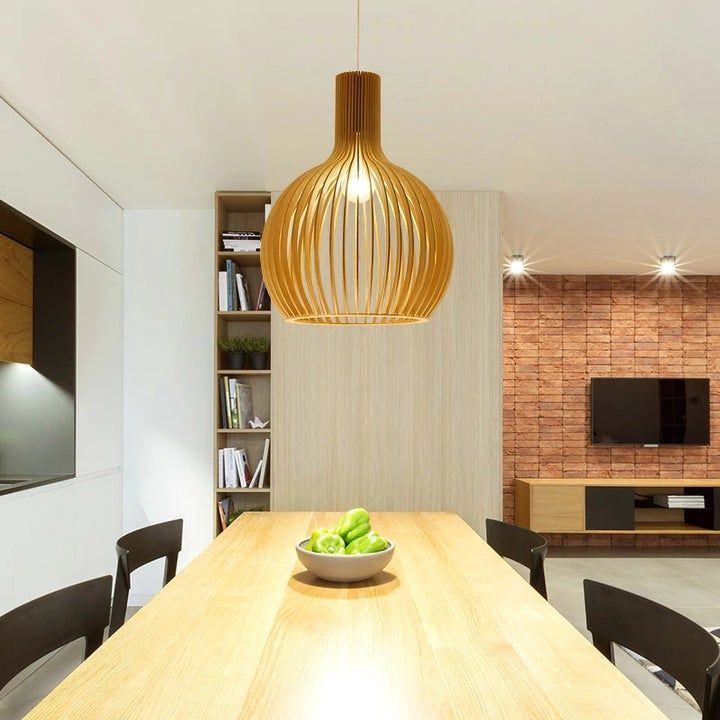 Stornfield | Handmade Wooden Pendant Lamp - RustikAura
