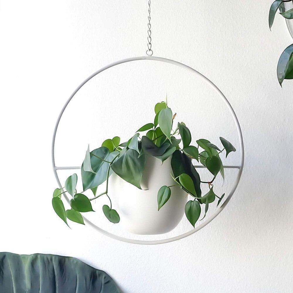 HaloRing Hanging Plant Holder – Metal Hanging Planter for Indoor and Outdoor | Stornfield