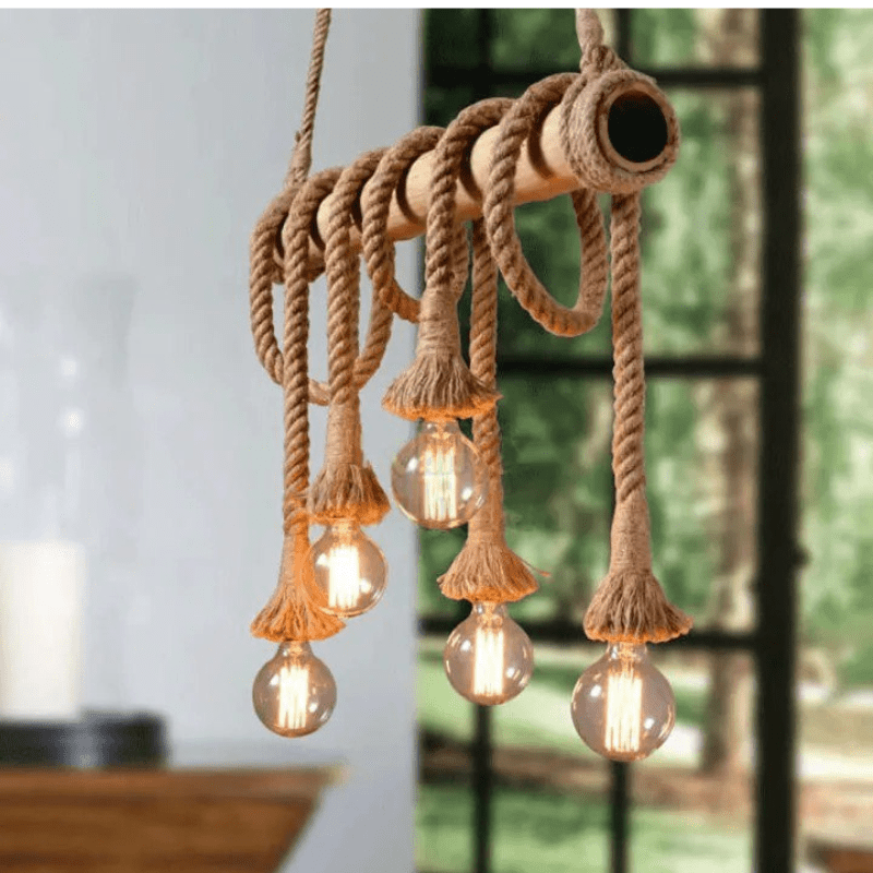 Stornfield | Vintage Hemp Rope Pendant Light