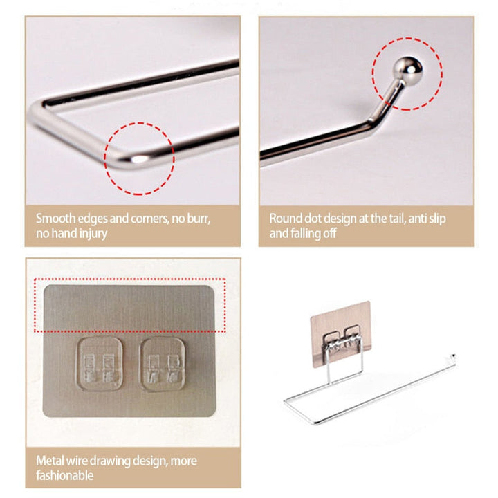 Hanging Toilet Paper Holder Roll Paper Holder Bathroom Towel Rack | Stornfield