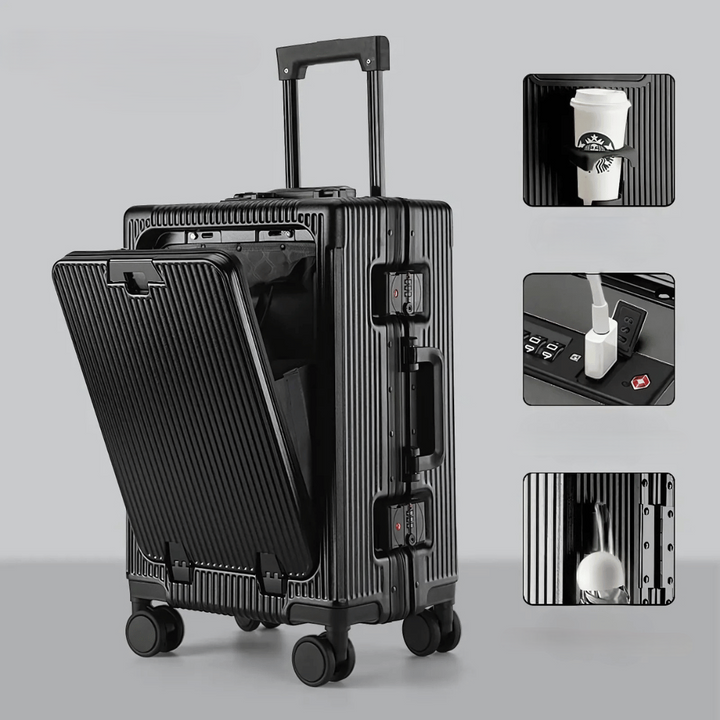 Hard-shell hand luggage suitcase – Manhattan Pro | Stornfield