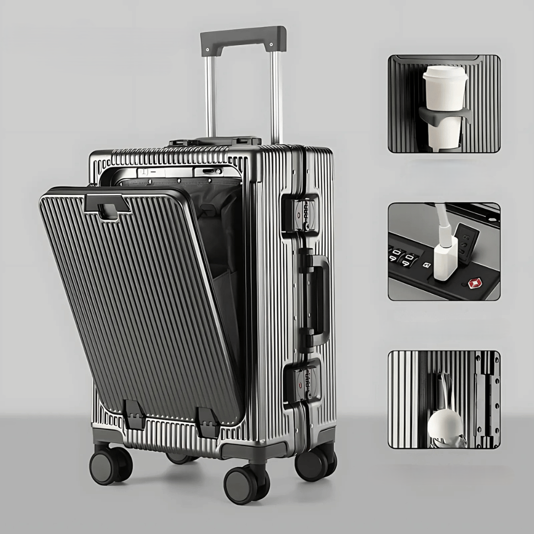 Hard-shell hand luggage suitcase – Manhattan Pro | Stornfield