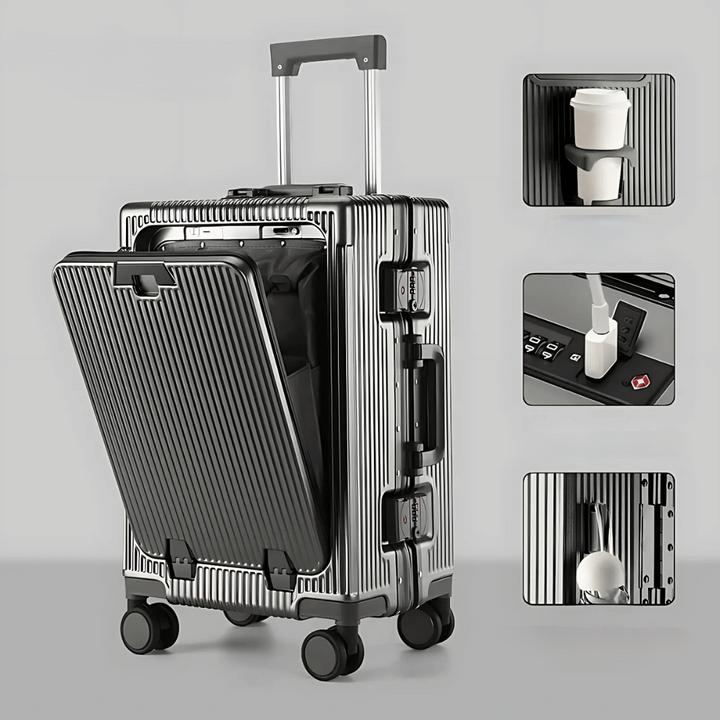 Hard-shell hand luggage suitcase – Manhattan Pro | Stornfield