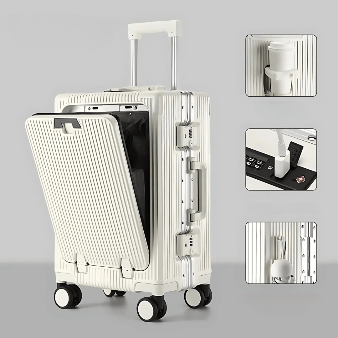 Hard-shell hand luggage suitcase – Manhattan Pro | Stornfield