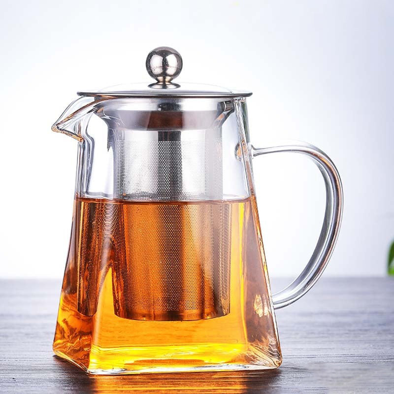 Heat Resistant Borosilicate Glass Teapot With Tea Infuser Filter Tea Kettle Oolong Teapot | Stornfield