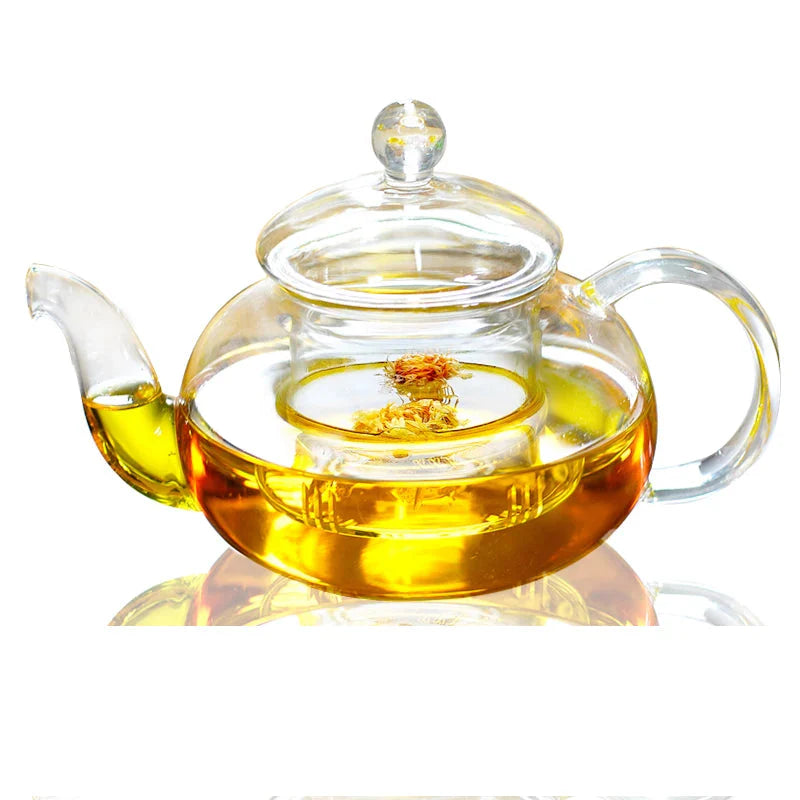 Heat Resistant Glass Tea Pot Glass Teapot with Infuser Tea Pot Set | Stornfield