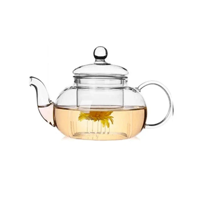 Heat Resistant Glass Tea Pot Glass Teapot with Infuser Tea Pot Set | Stornfield