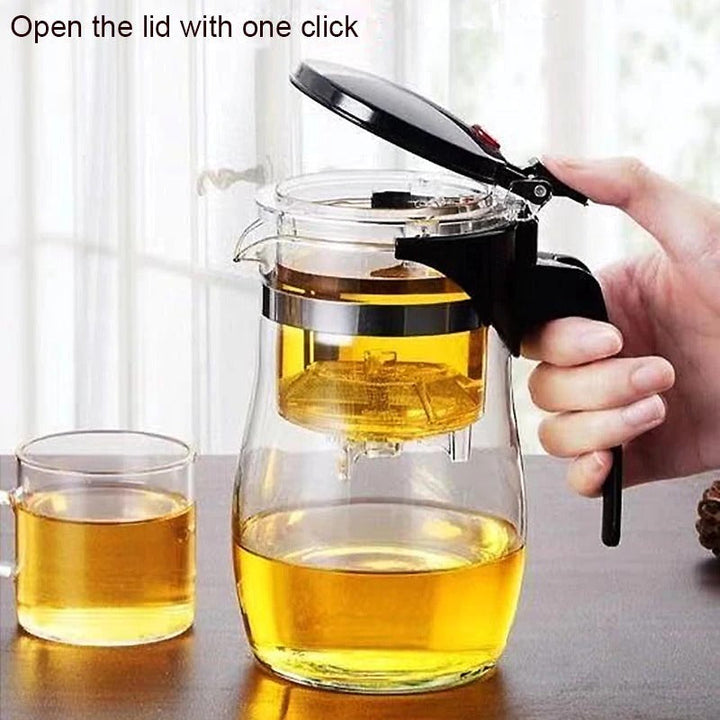 Heat Resistant Glass Teapot With Tea Infuser Filter Kettle Tea Teapot | Stornfield