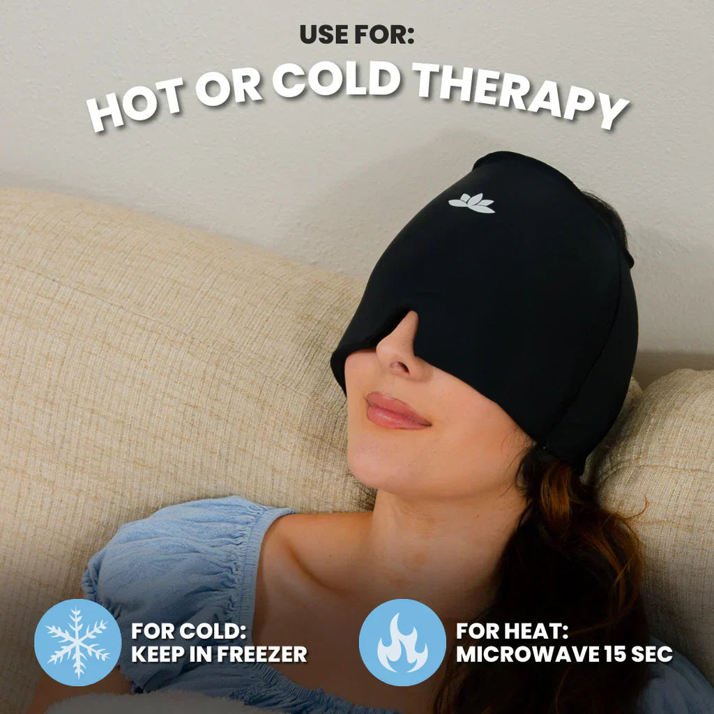 HeadRelax Warm-Cold Therapy Mask – Relieves Migraine & Headaches Immediately | Stornfield
